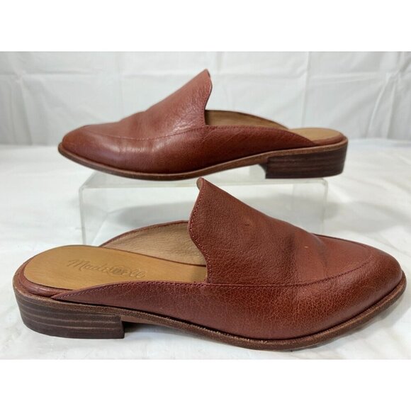 Madewell Frances Skimmer Mule in Brown Leather size 6.5 - Picture 7 of 12